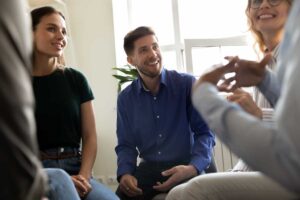 People at group therapy in Seattle